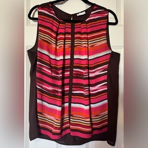 GUC Liz Claiborne sheer sleeveless shell top. Size XL.